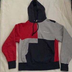 Champion Reverse Weave Color Block Hooded